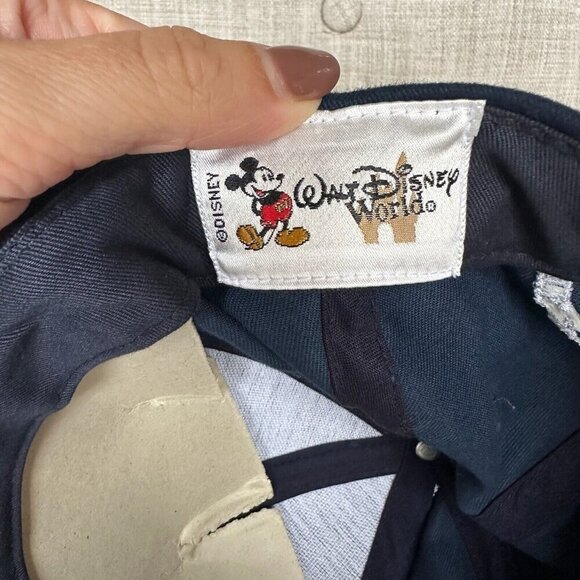 NWT 2003 Walt Disney World Baseball Cap Adult Navy Vintage Mickey‎ Mouse - Picture 7 of 8